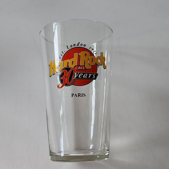 Vintage Hard Rock Cafe 30 Years Pint Glass 16oz - Arcoroc - Picture 8 of 11